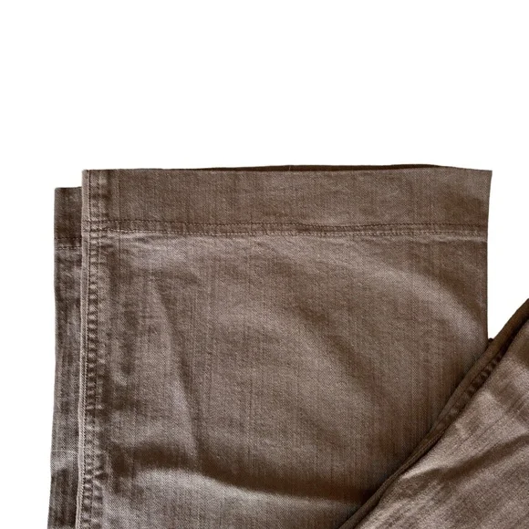 People Like Frank Brown Denim Wide Leg Pant Jeans Size 10 30” Waist - Picture 4 of 8